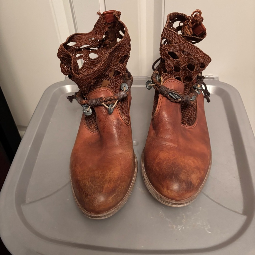 Free People Boho Western Style Boots - Picture 3 of 14